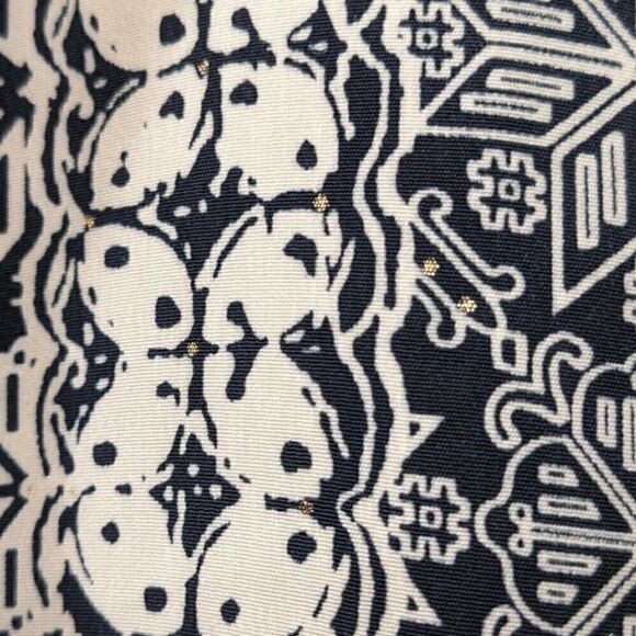 Bagutta Men's Gold & Black Geometric Pattern Button Down Shirt Size XL - Picture 7 of 8